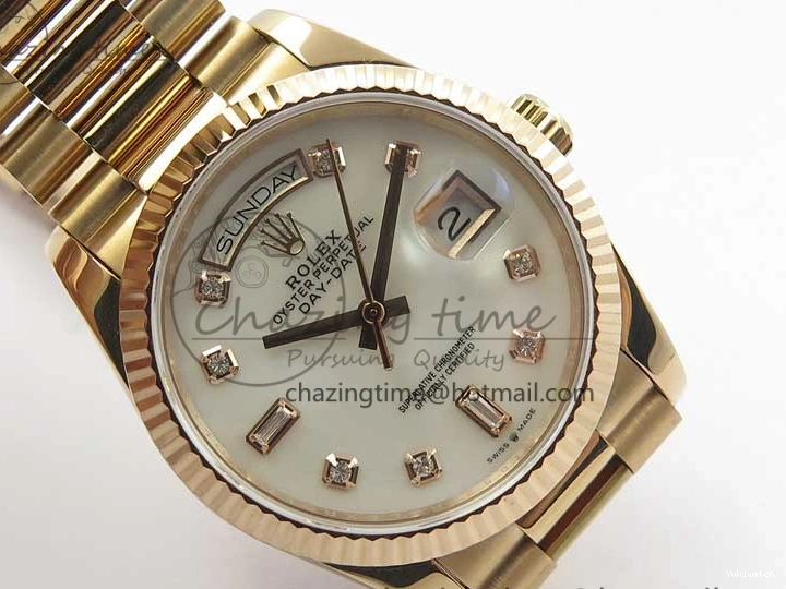 Dial Maker President 36 Edition on Markers Bp Day-Date MOP Crystral 128239 Best Bracelet RG RG White 0220